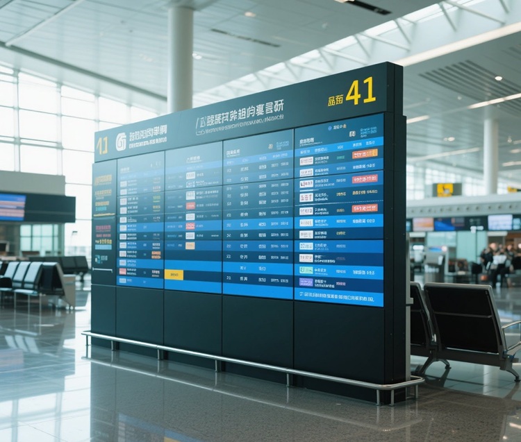 如何通過液晶拼接屏實現全航站樓信息統一調度?